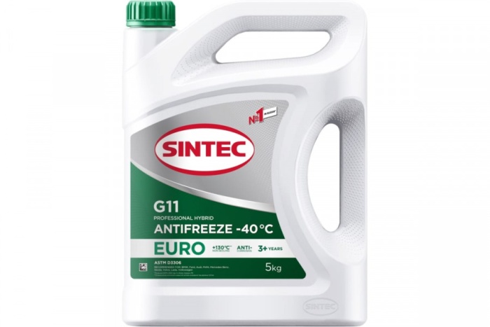 Антифриз SINTEC ANTIFREEZE Euro G11(-40) (зеленый)