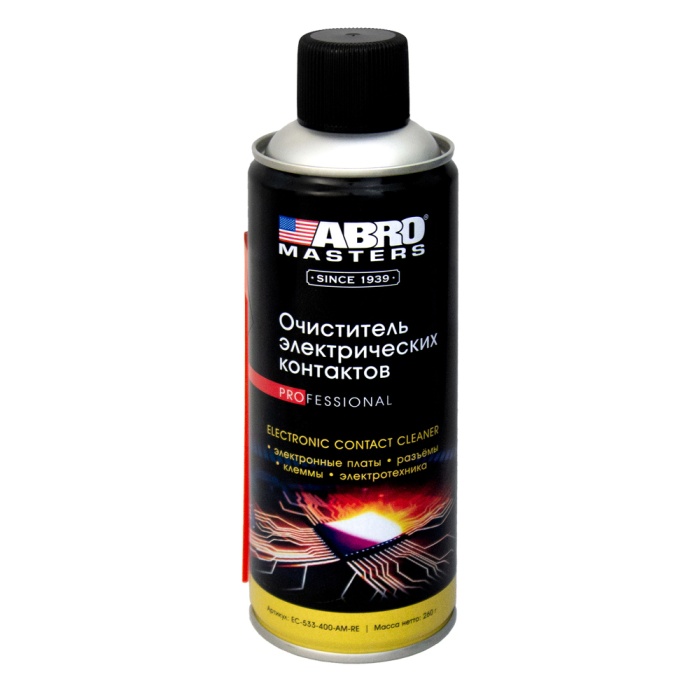 Очиститель электрических контактов EC-533-400-AM-RE ABRO MASTERS 260 г
